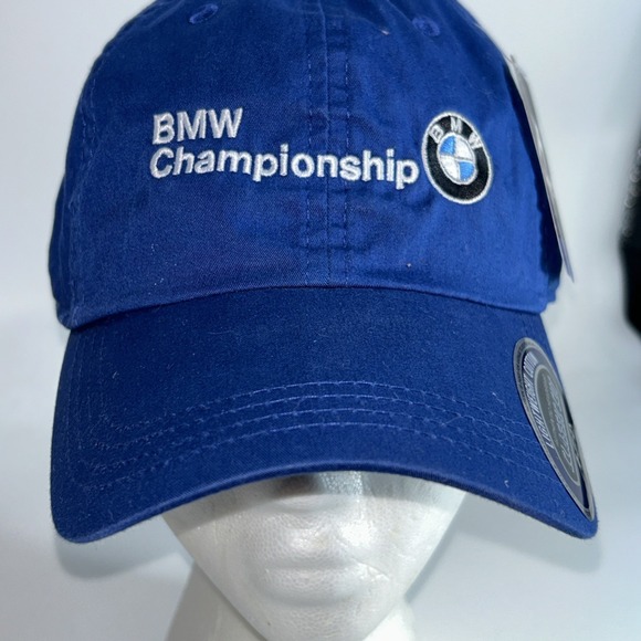 BMW Championship Adidas Golf Adjustable Hat Cap Automobile DLA Piper On Back - Picture 1 of 5